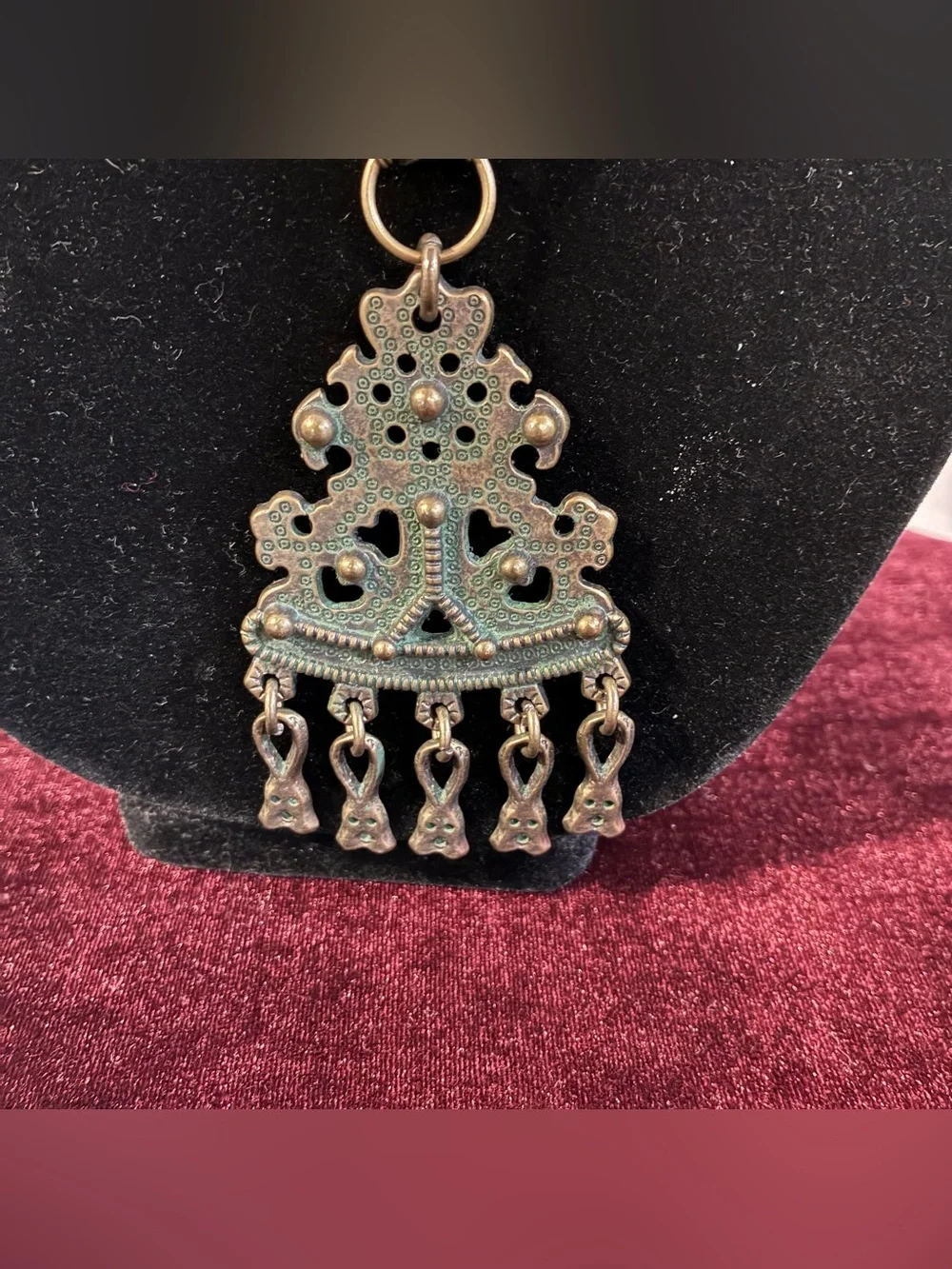 Jewelmint Nordic Kalevala Karkun Amulet Bronze Necklace Medieval Viking Style